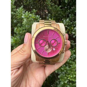 Michael Kors Women's Runway MK5931 Rose-Gold Stainless-Steel Quartz Watch